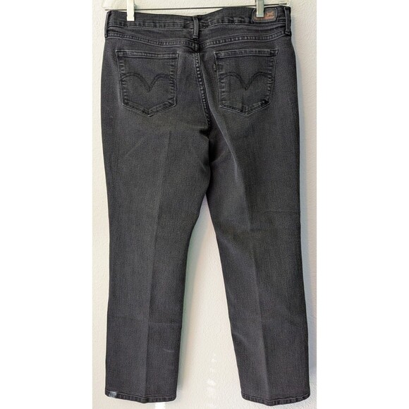 Levi's 505 Straight Leg Denim Jeans Women's 12 (34x27) Black (658) - Picture 2 of 3